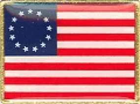 13 Stars Flag Pin Made in USA