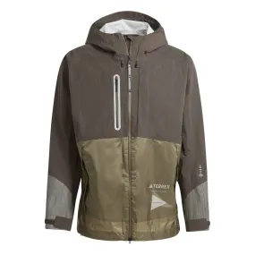 Adidas Outdoor Men XPL AWD Rain Jacket Shadow Olive HR7147