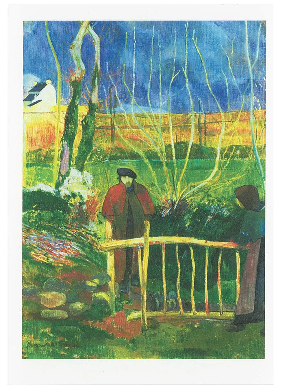 AHC Postcard Gauguin: Bonjour Monsieur Gauguin