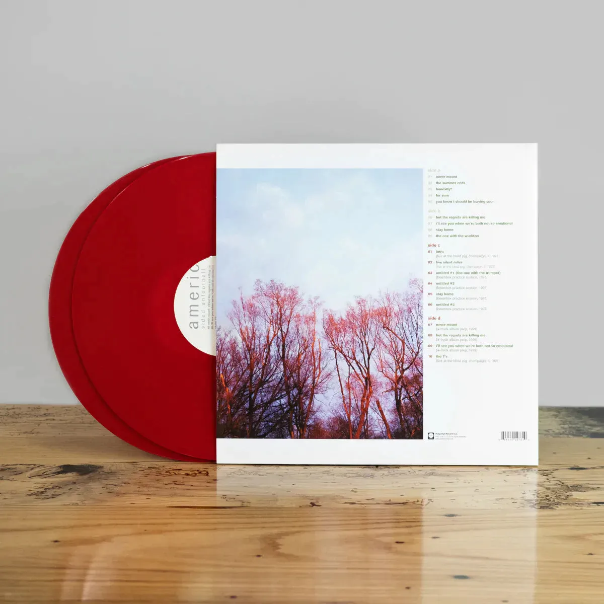 AMERICAN FOOTBALL 'AMERICAN FOOTBALL' 2LP DELUXE EDITION (Red Vinyl)