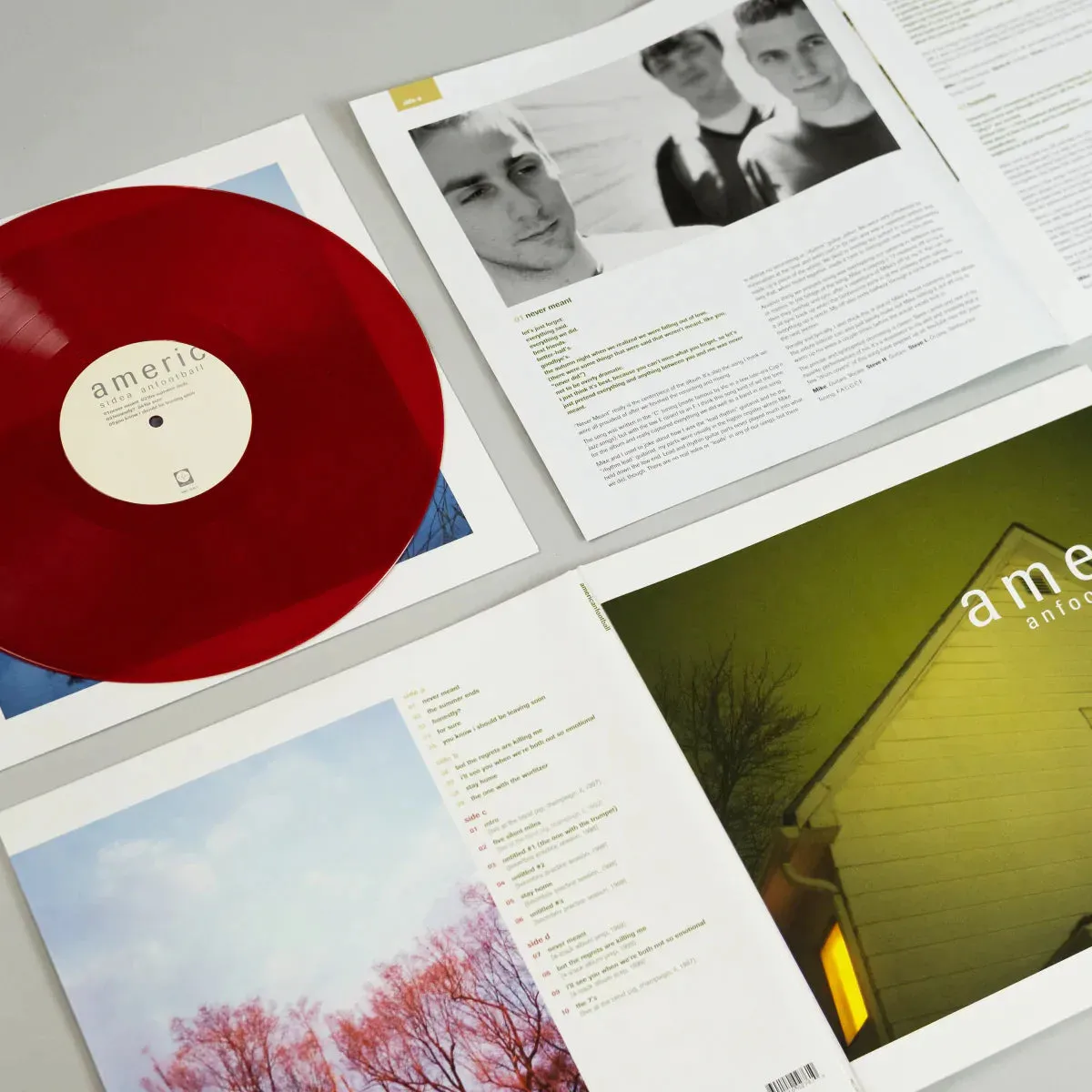 AMERICAN FOOTBALL 'AMERICAN FOOTBALL' 2LP DELUXE EDITION (Red Vinyl)