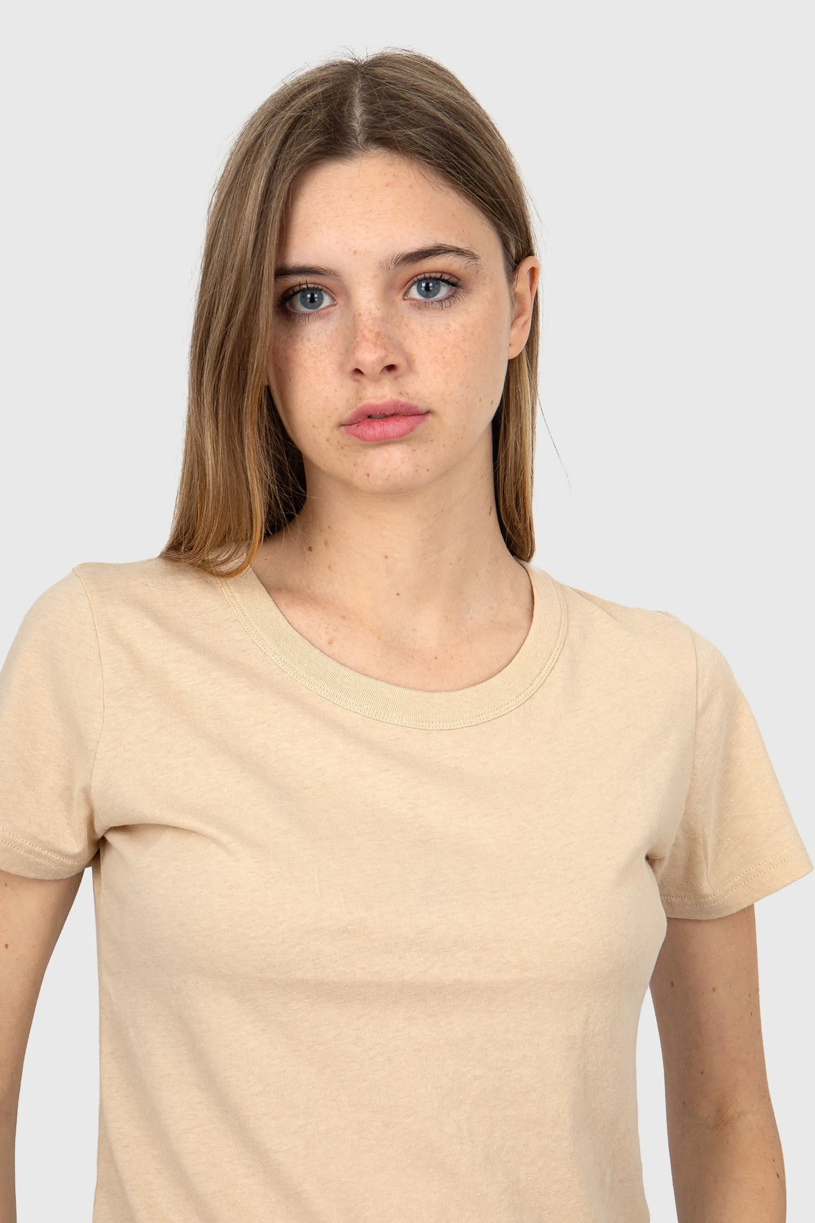 American Vintage T-Shirt Gamipy Cotone Beige