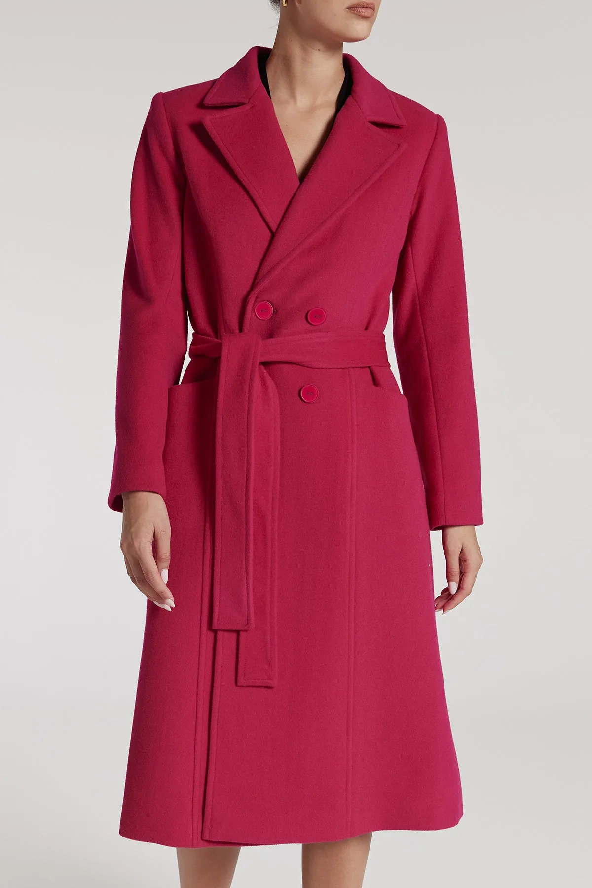 Anya Coat - Orchid Pink