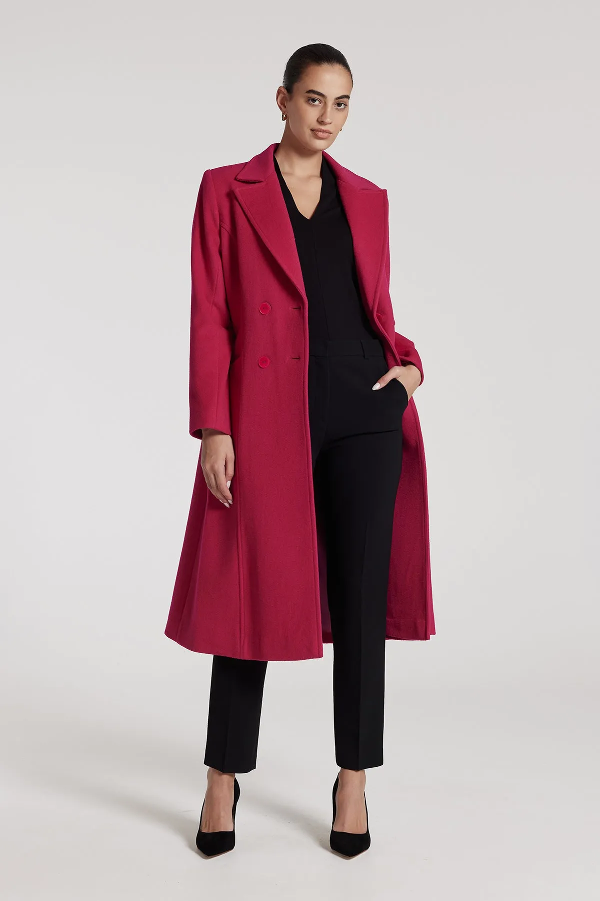 Anya Coat - Orchid Pink