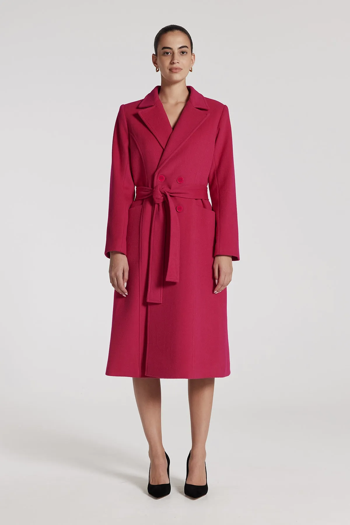 Anya Coat - Orchid Pink