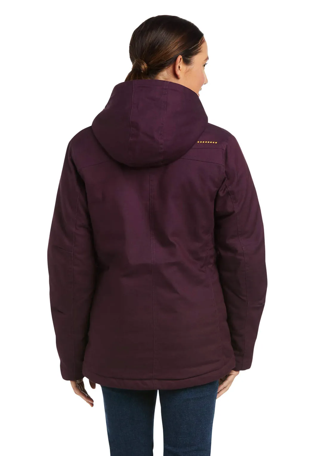 Ariat Rebar Women's DuraCanvas Insulated Jacket-Plum