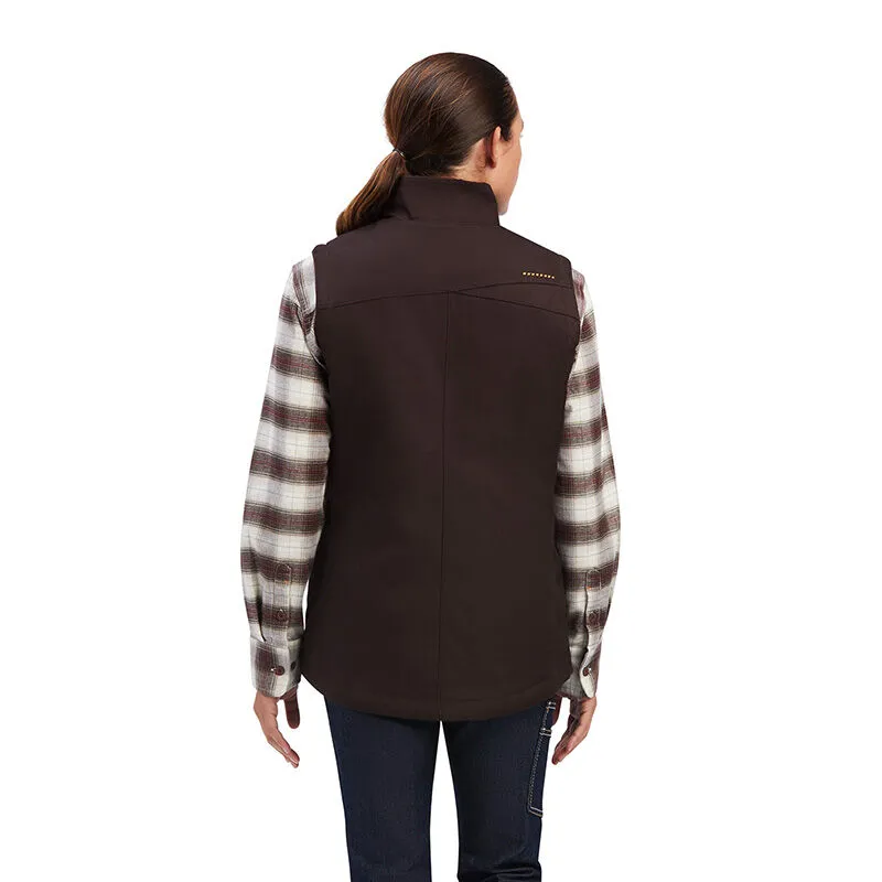 Ariat Women's Rebar DuraCanvas Insulated Vest - Mole