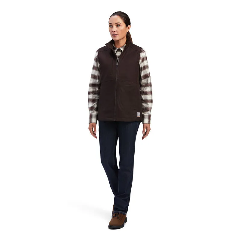 Ariat Women's Rebar DuraCanvas Insulated Vest - Mole