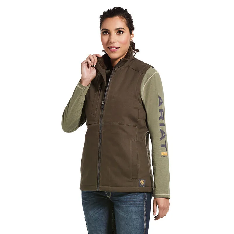 Ariat Women's Rebar DuraCanvas Insulated Vest - Wren