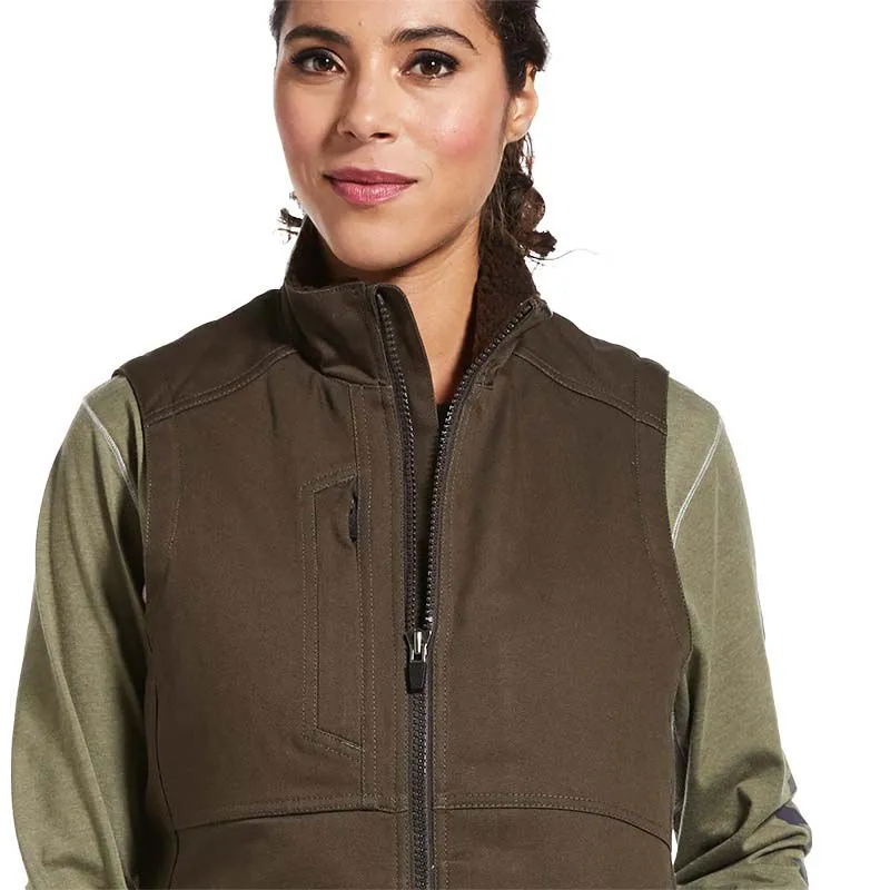 Ariat Women's Rebar DuraCanvas Insulated Vest - Wren