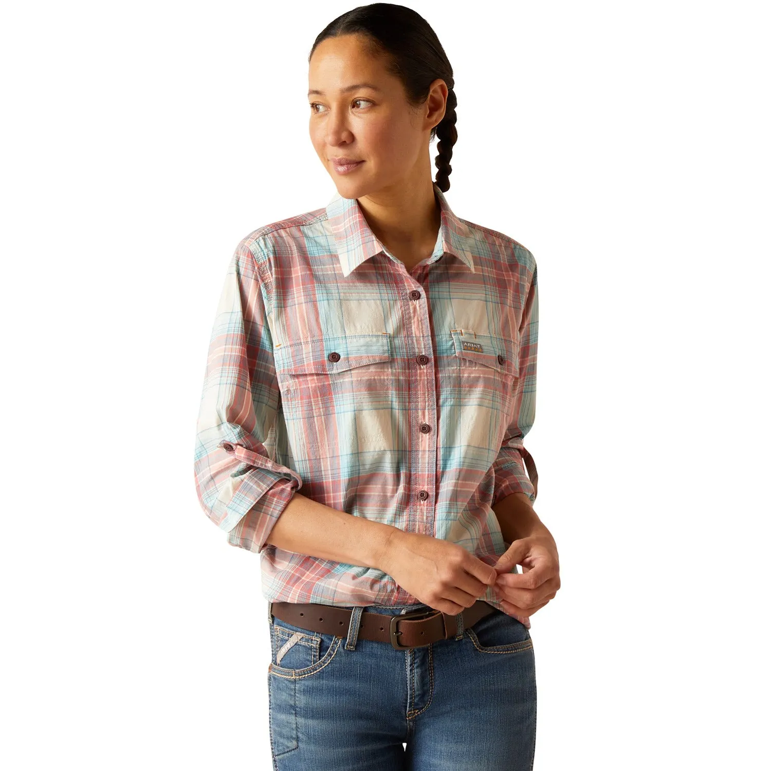 Ariat Women's Rebar Made Tough DuraStretch Work Shirt