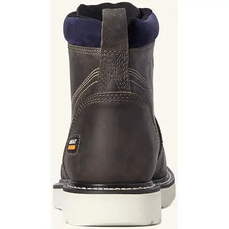 Ariat Women's Rebar Wedge Moc Toe WP Work Boot - Steel Grey - 10035770