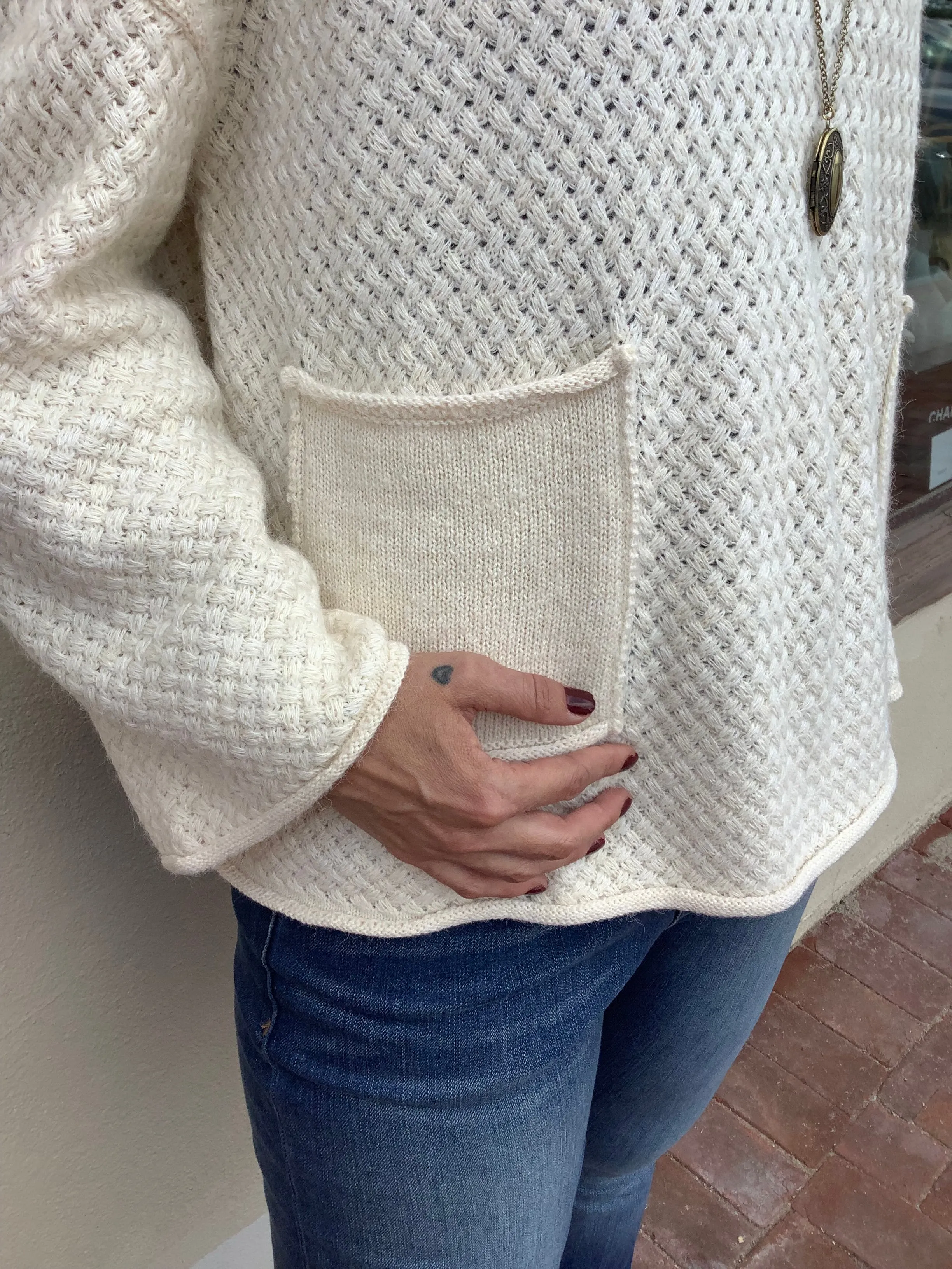 Audrey Basketweave Sweater