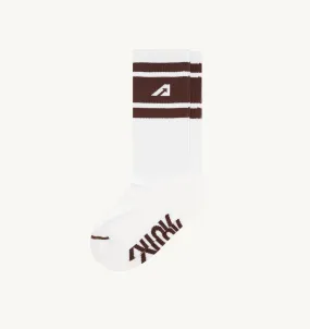 AUTRY APPAREL WOMAN  SOCKS IN BROWN COTTON TERRY