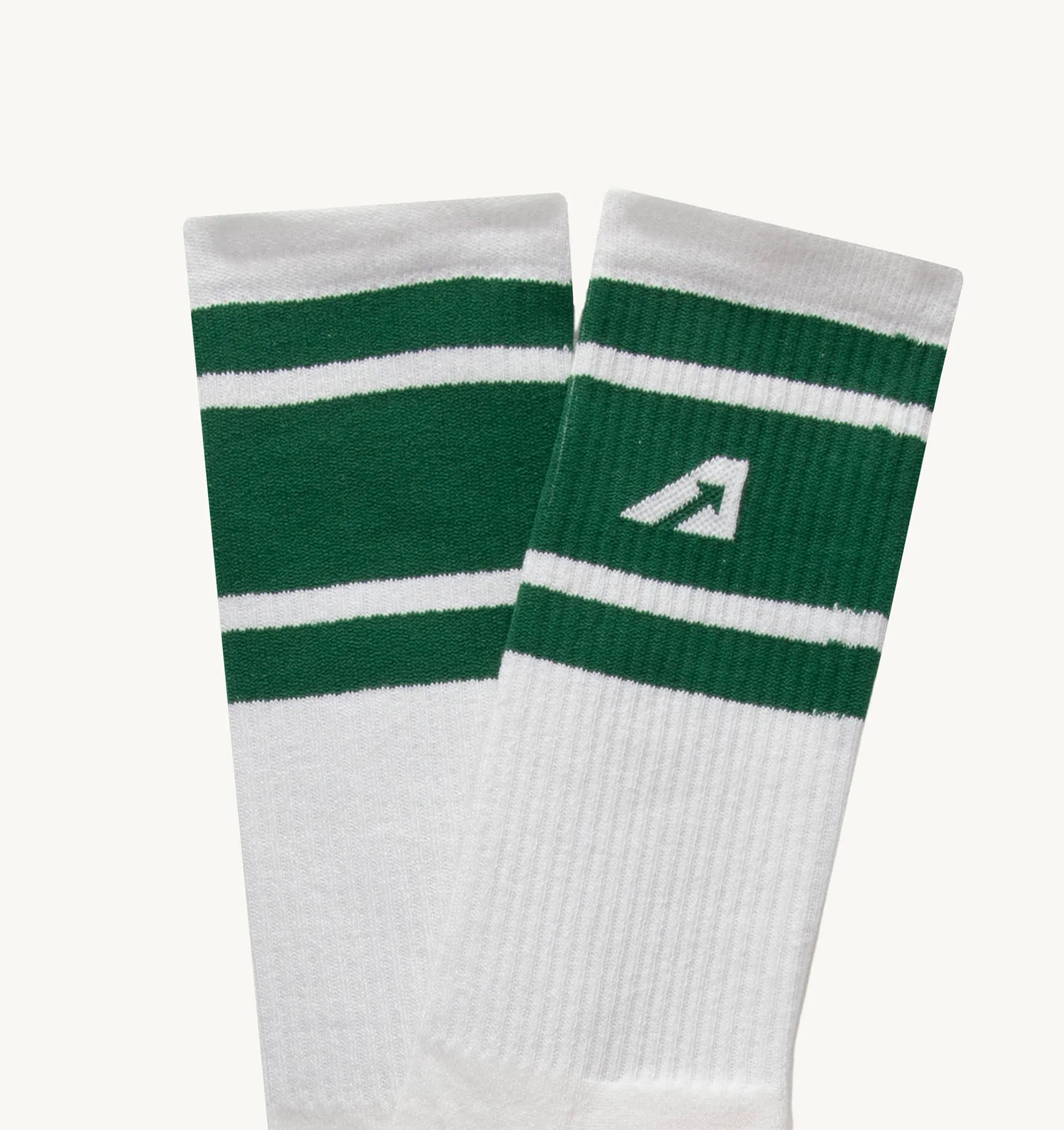 AUTRY APPAREL WOMAN  SOCKS IN GREEN COTTON TERRY