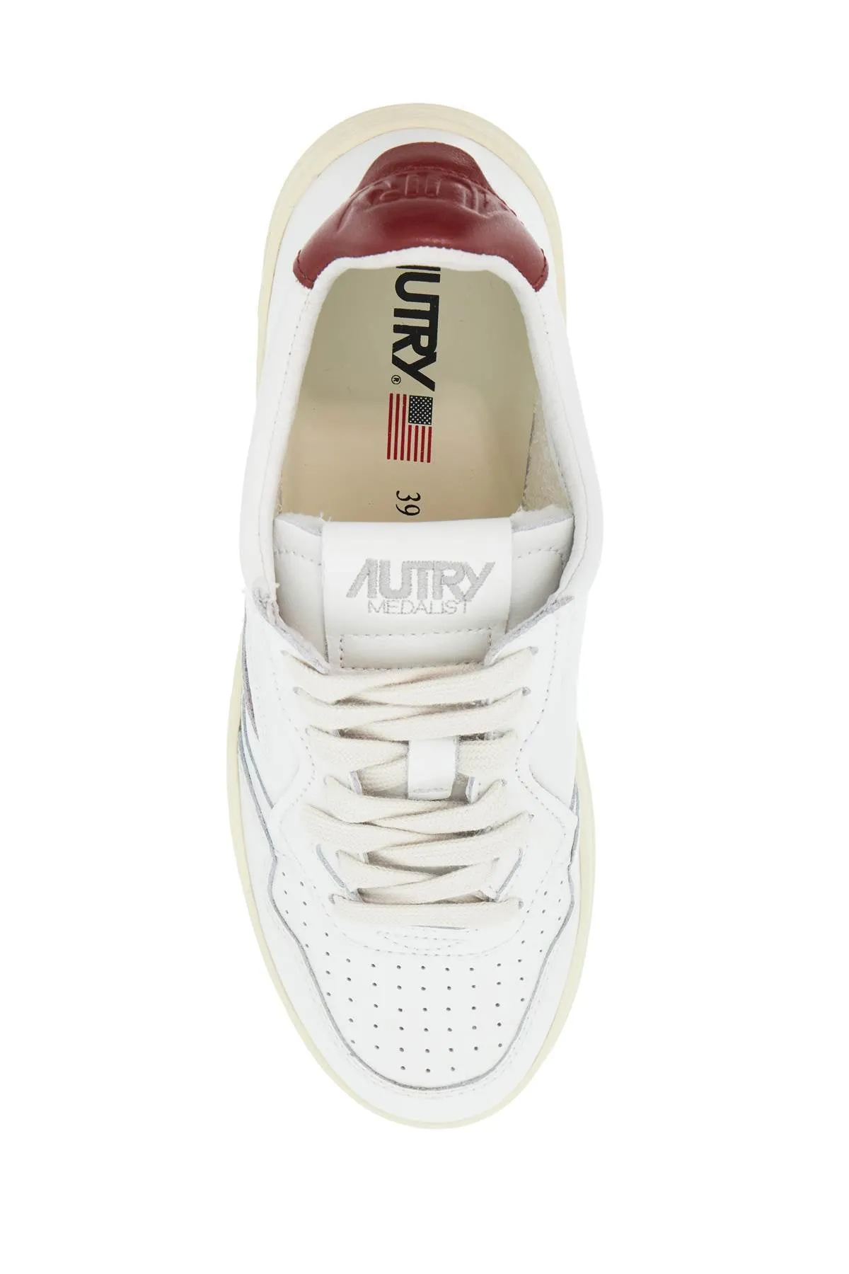 Autry Leather Medalist Low Sneakers   White