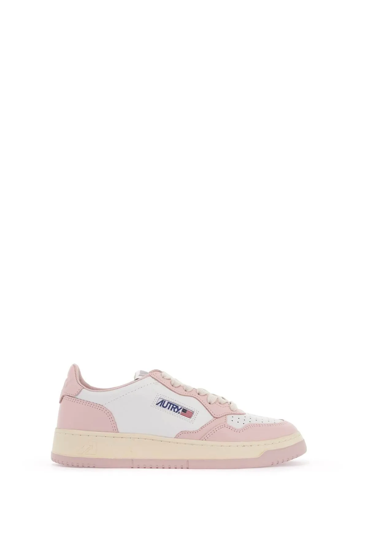 Autry Two Tone Low Medalist Sneakers   Pink