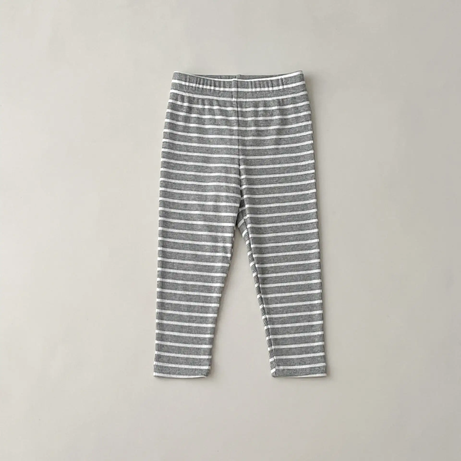 Baby Kid Girls Solid Color Striped Pants Leggings Wholesale 23113058