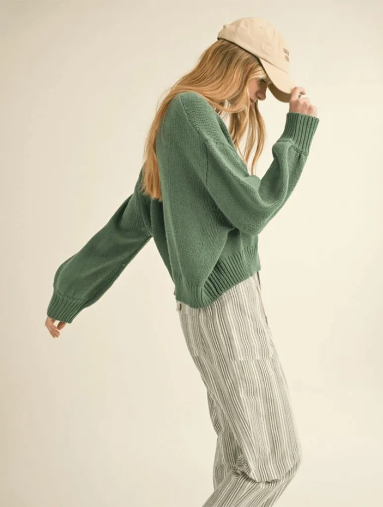 Balloon Sleeve Sweater