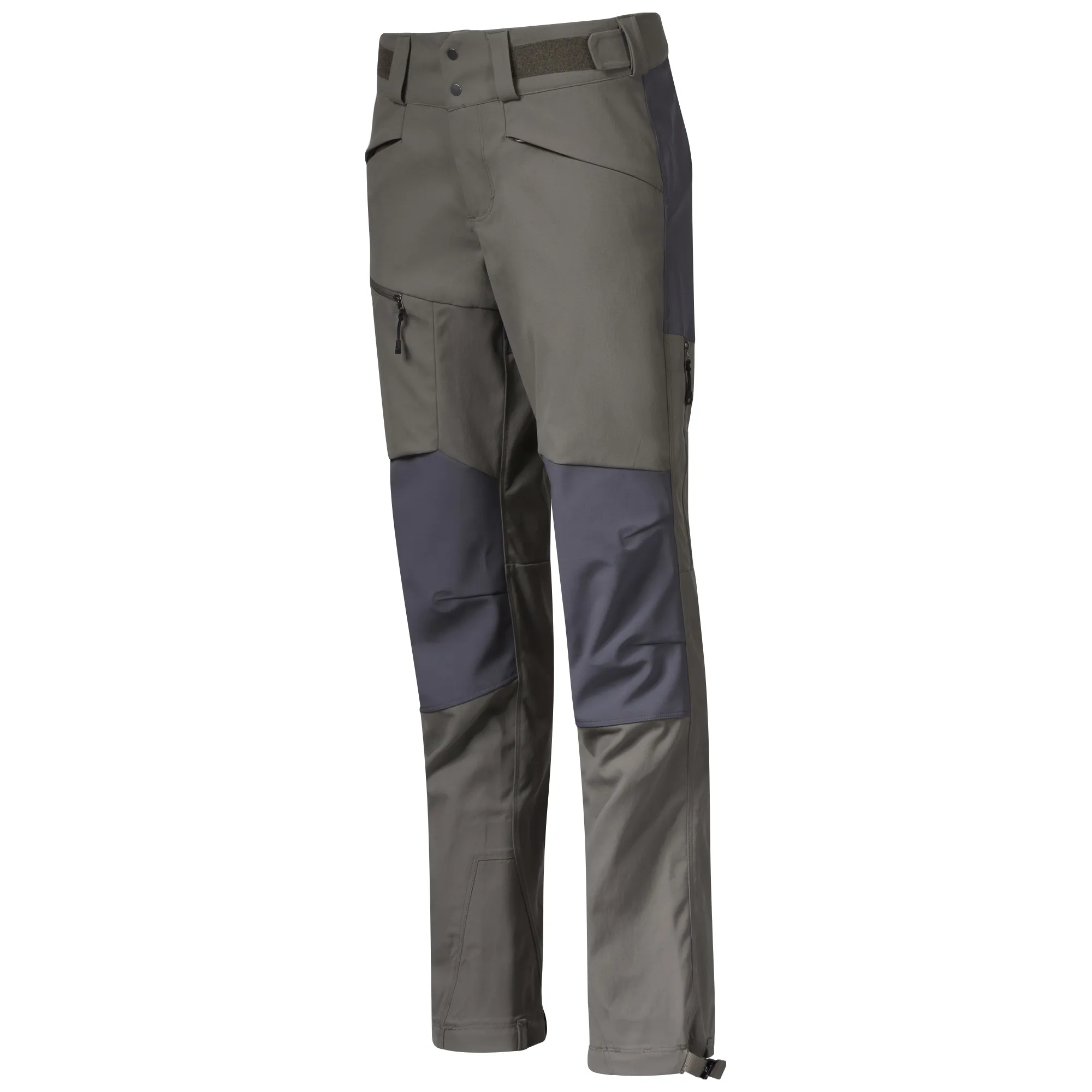 Bergans Women's Fjorda Trekking Hybrid Pants Green Mud/Solid Dark Grey | Buy Bergans Women's Fjorda Trekking Hybrid Pa