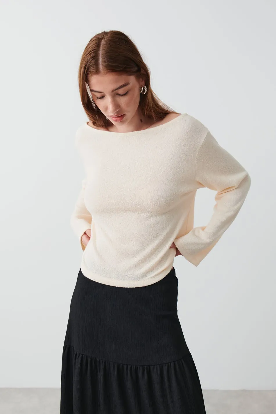 Boatneck sweater