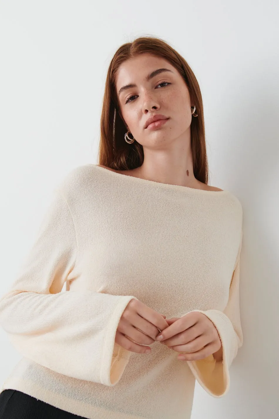 Boatneck sweater