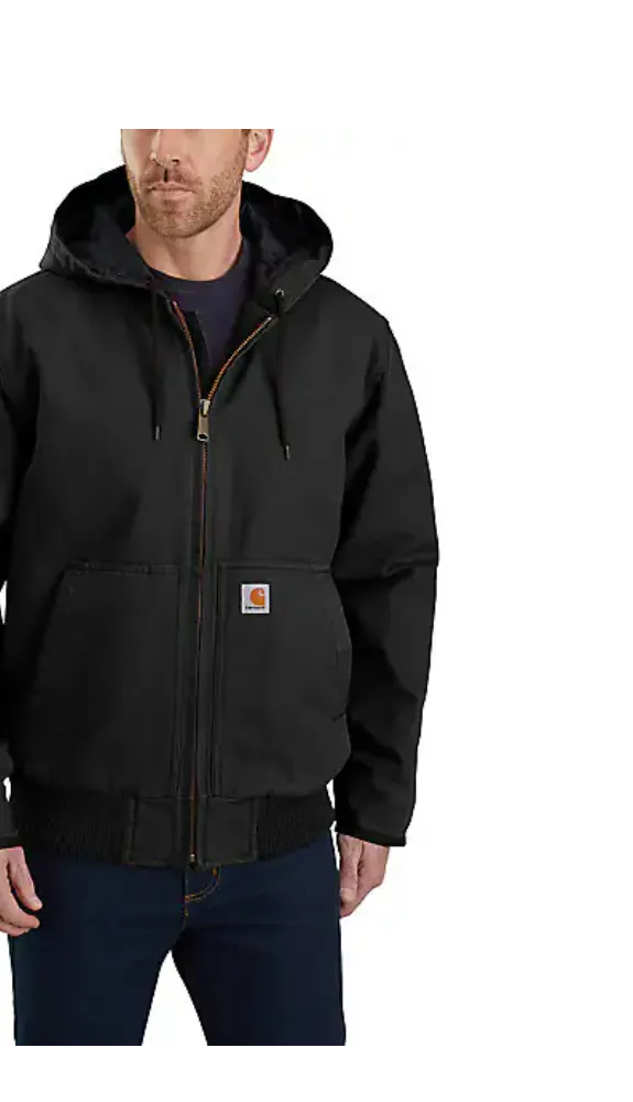 Carhartt Loose Fit Washed Duck Insulated Active Jac J130