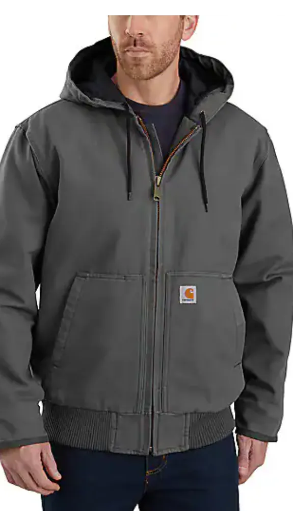 Carhartt Loose Fit Washed Duck Insulated Active Jac J130