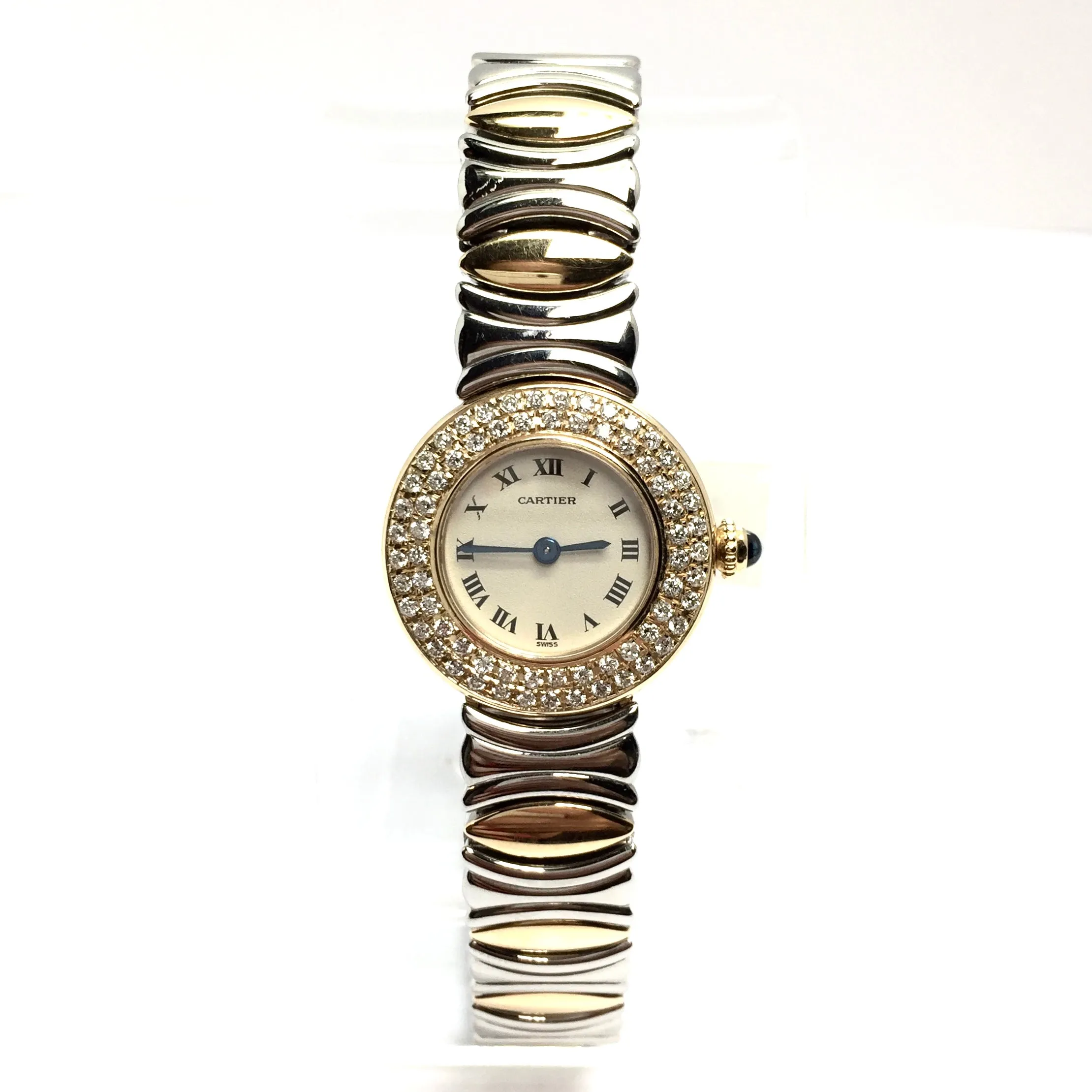 CARTIER COLISEE 24mm 2 Tone 0.82TCW DIAMOND Watch