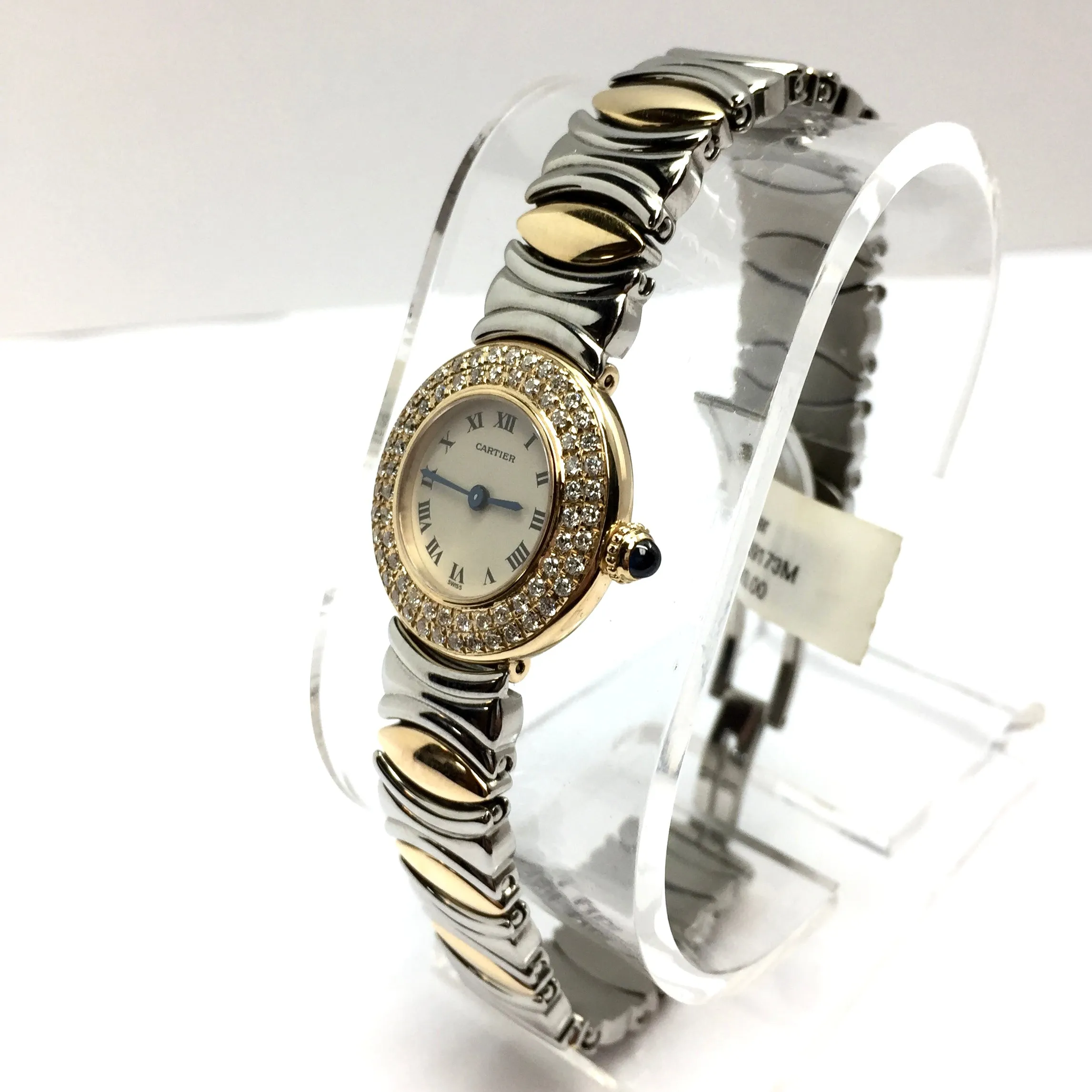 CARTIER COLISEE 24mm 2 Tone 0.82TCW DIAMOND Watch