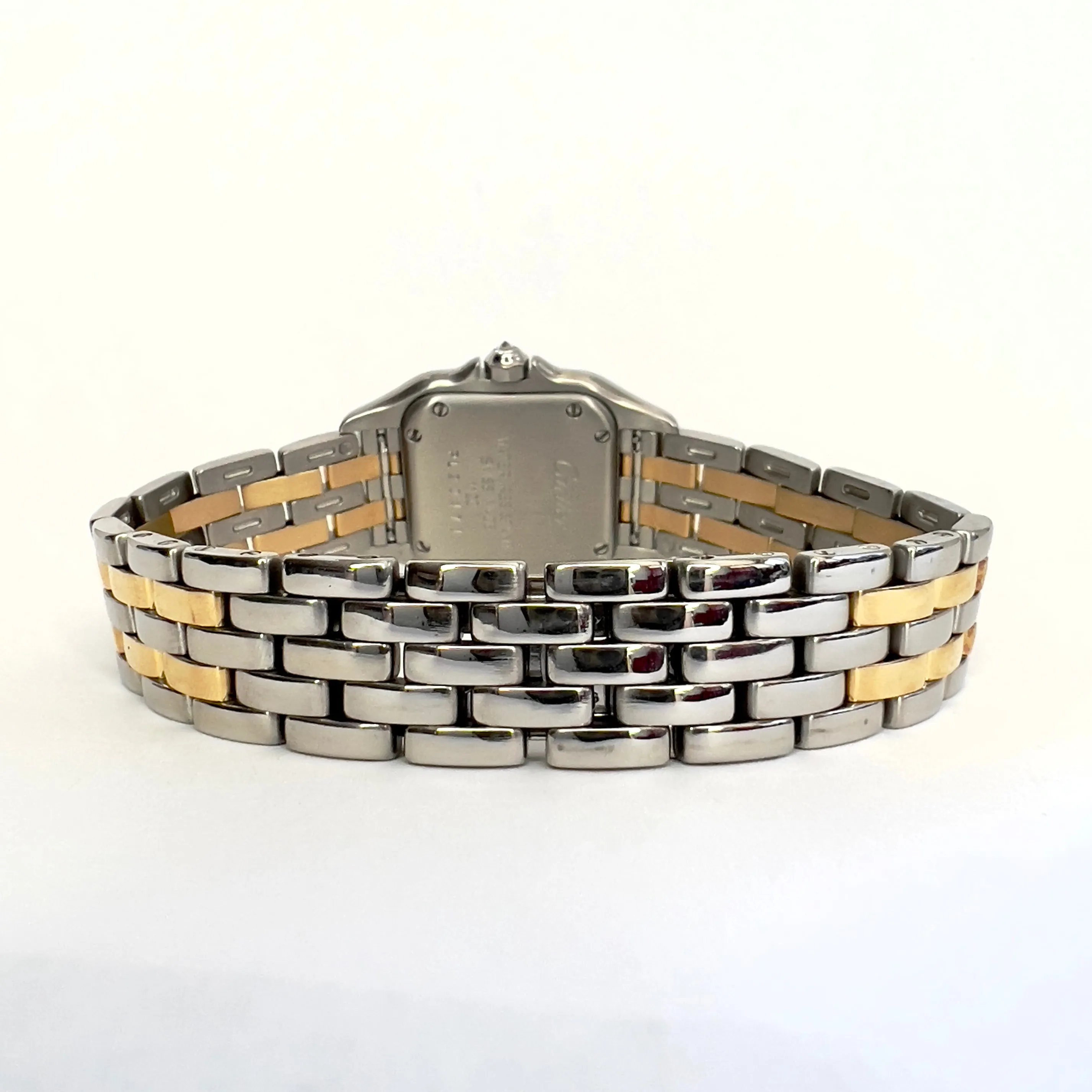 CARTIER PANTHERE Quartz 23mm 2 Row Gold 0.90TCW DIAMOND Watch