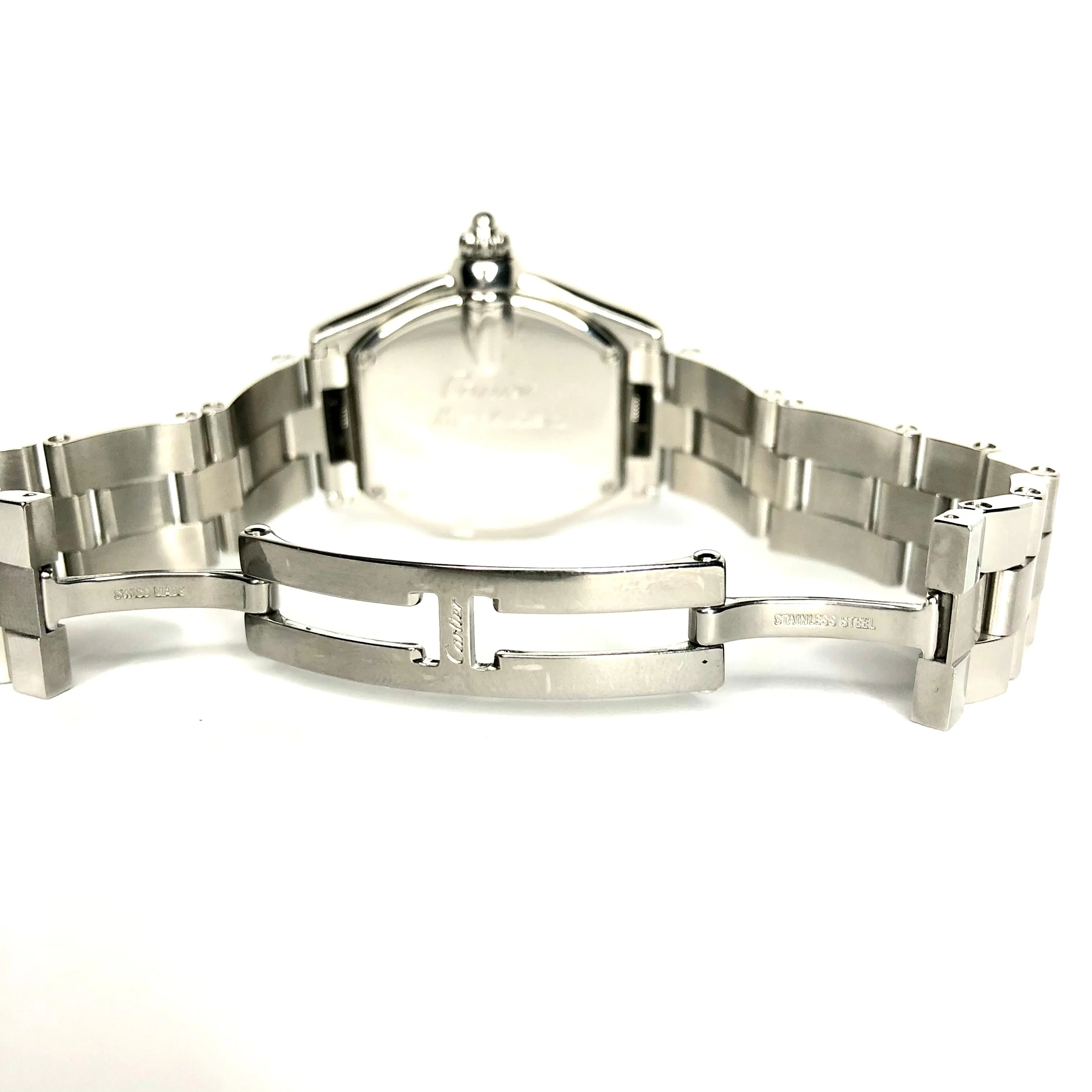 CARTIER ROADSTER Quartz 31mm Steel 0.75TCW DIAMOND Watch