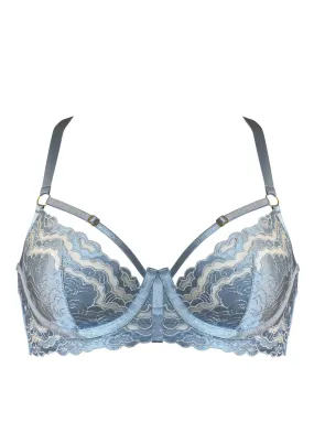 Dala Balconette Wire Bra Dusty Blue