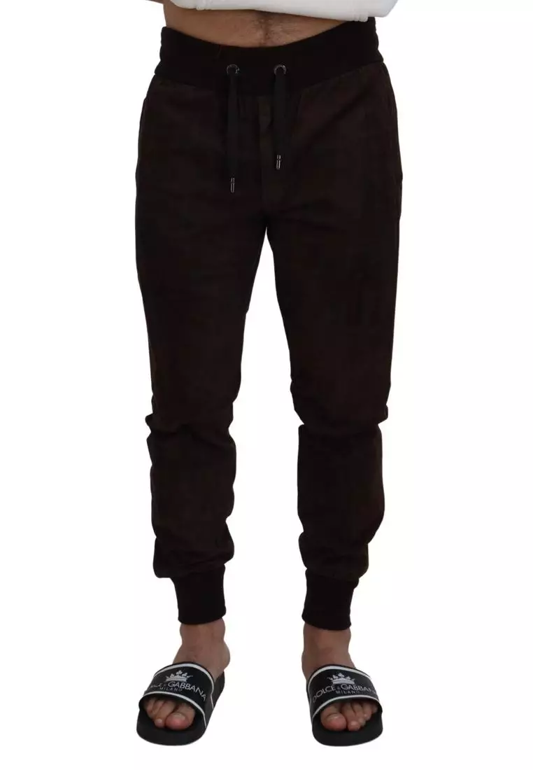 Dolce & Gabbana Dolce & Gabbana Solid  Drawstring Jogger Pants