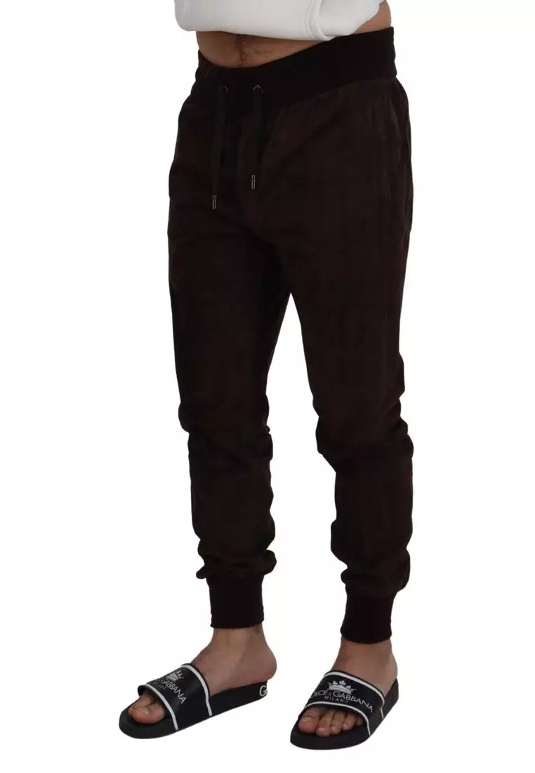 Dolce & Gabbana Dolce & Gabbana Solid  Drawstring Jogger Pants