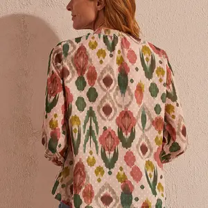 Flowy Swiss Dot Blouse