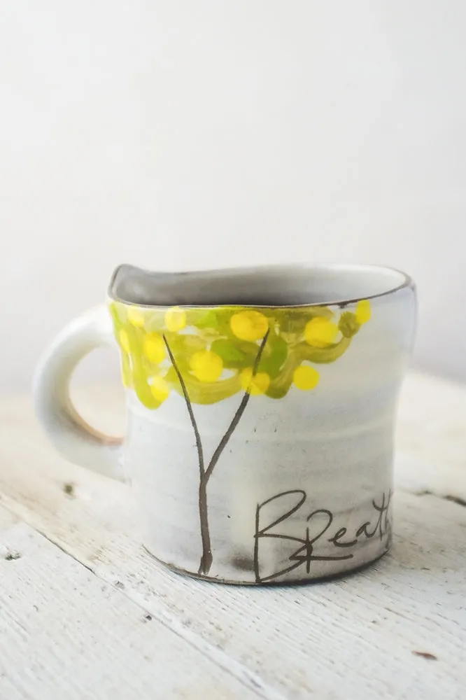 Fruit Trees - Lemon Hand Painted Ceramic Mug