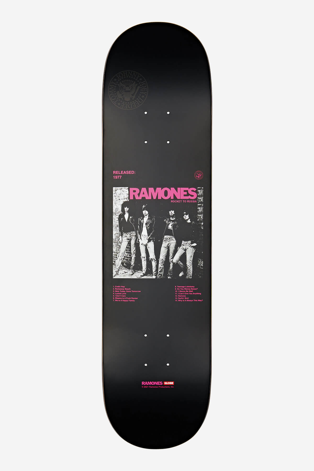 G2 Ramones - Rocket to Russia - 8.0 Skateboard Deck