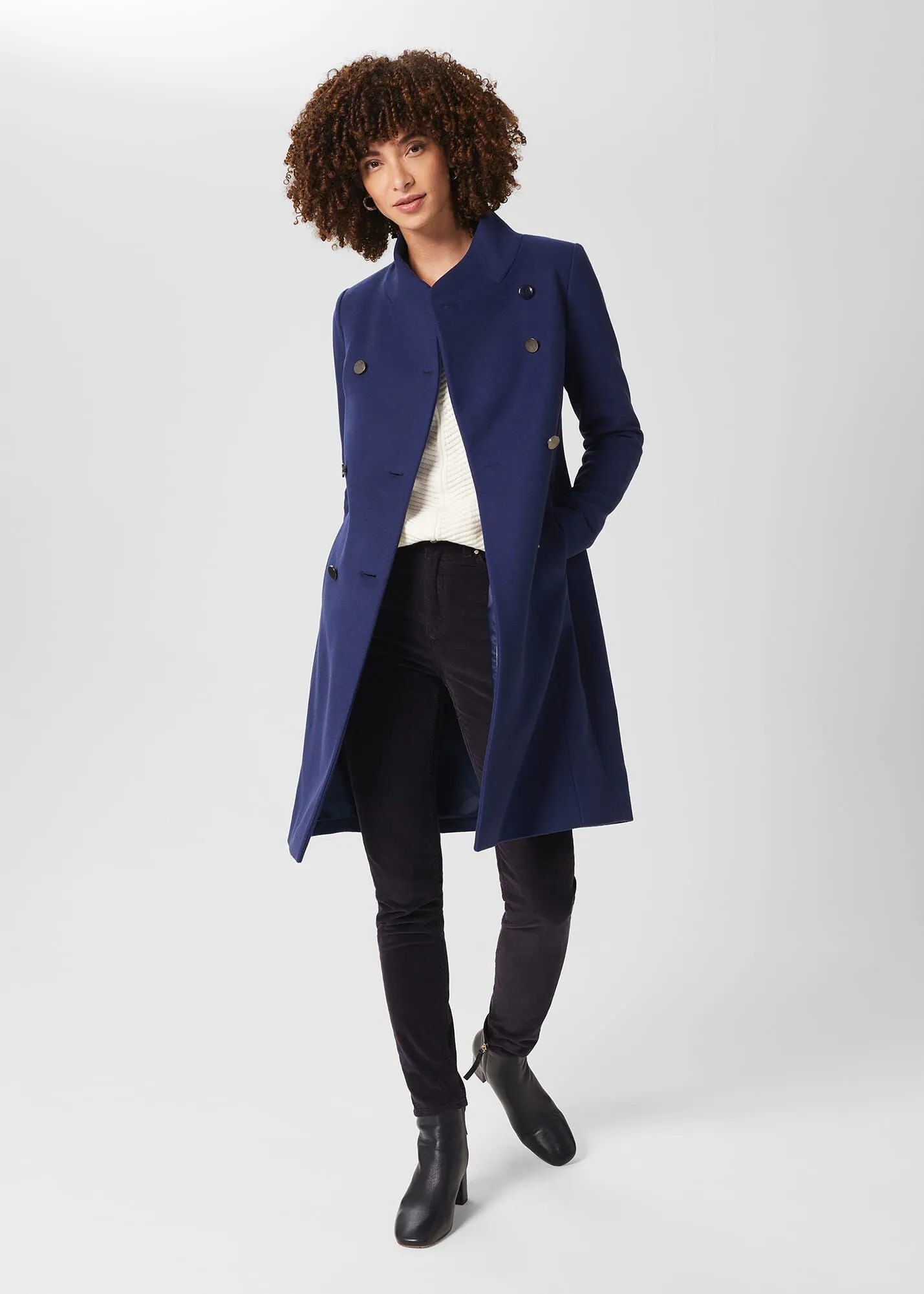 Johanna Wool Blend Coat 