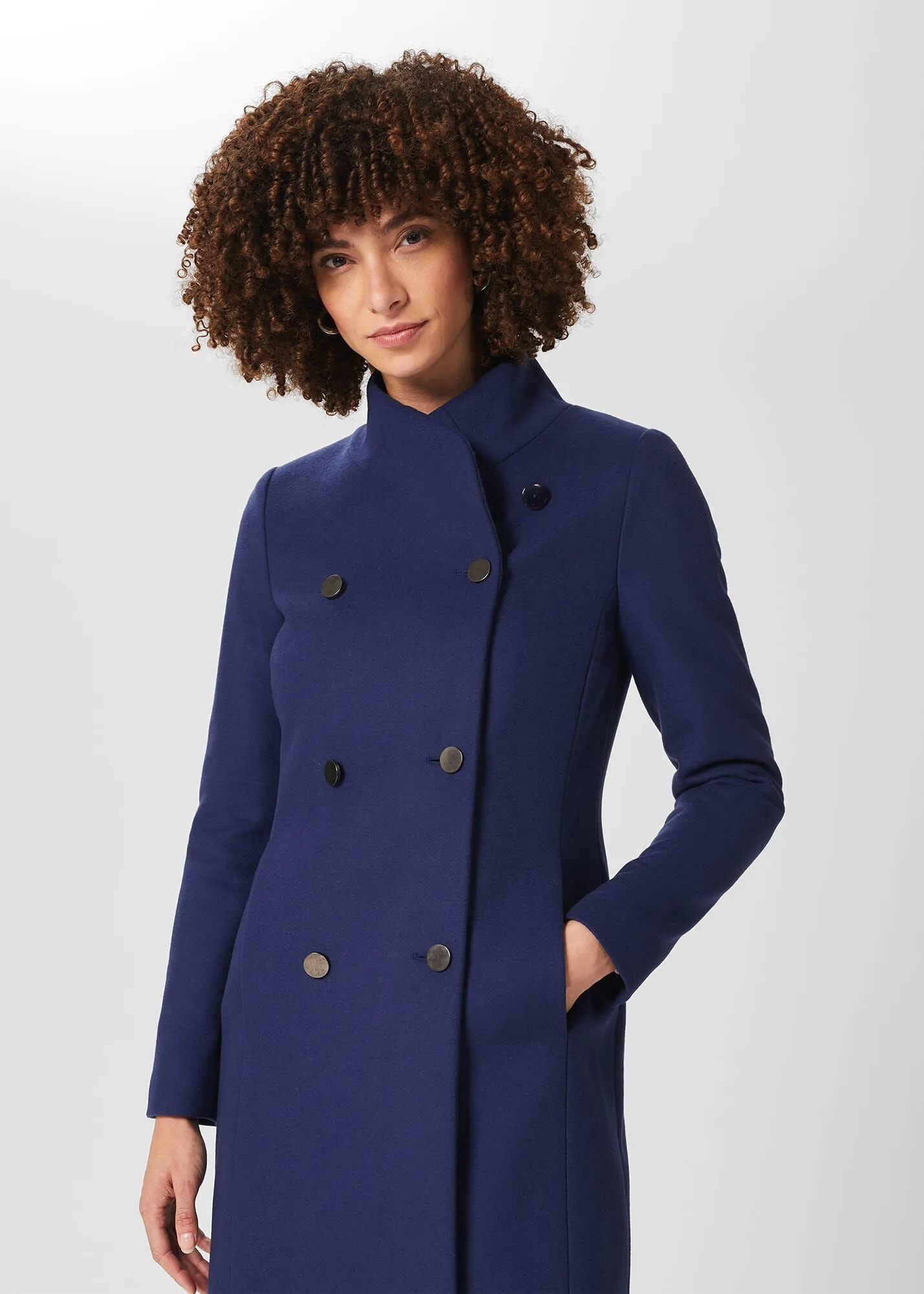 Johanna Wool Blend Coat 