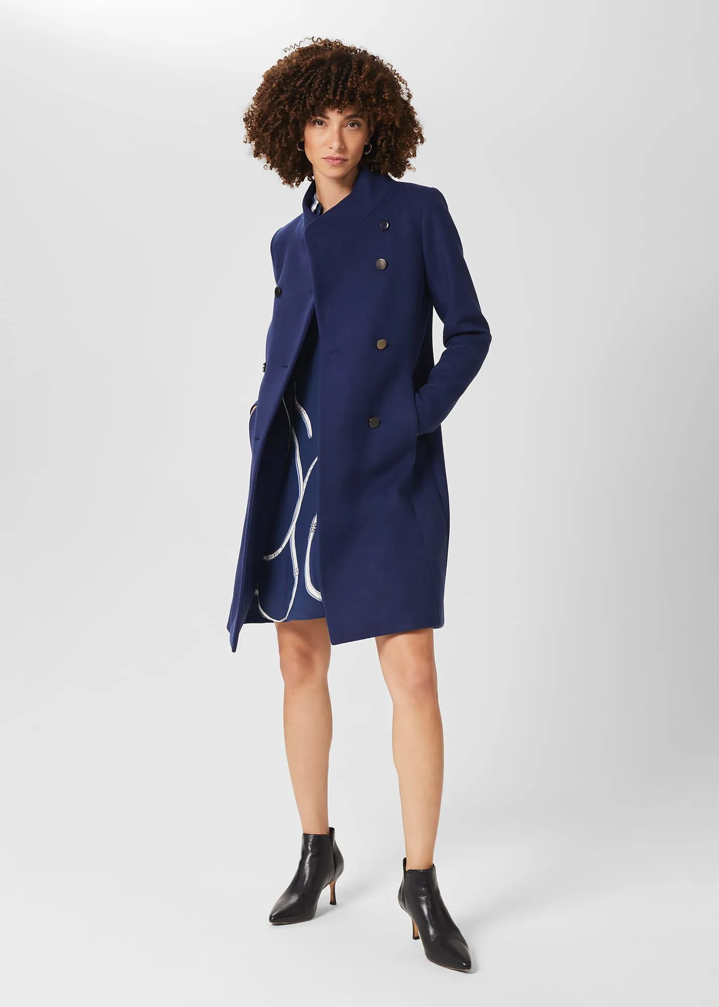 Johanna Wool Blend Coat 