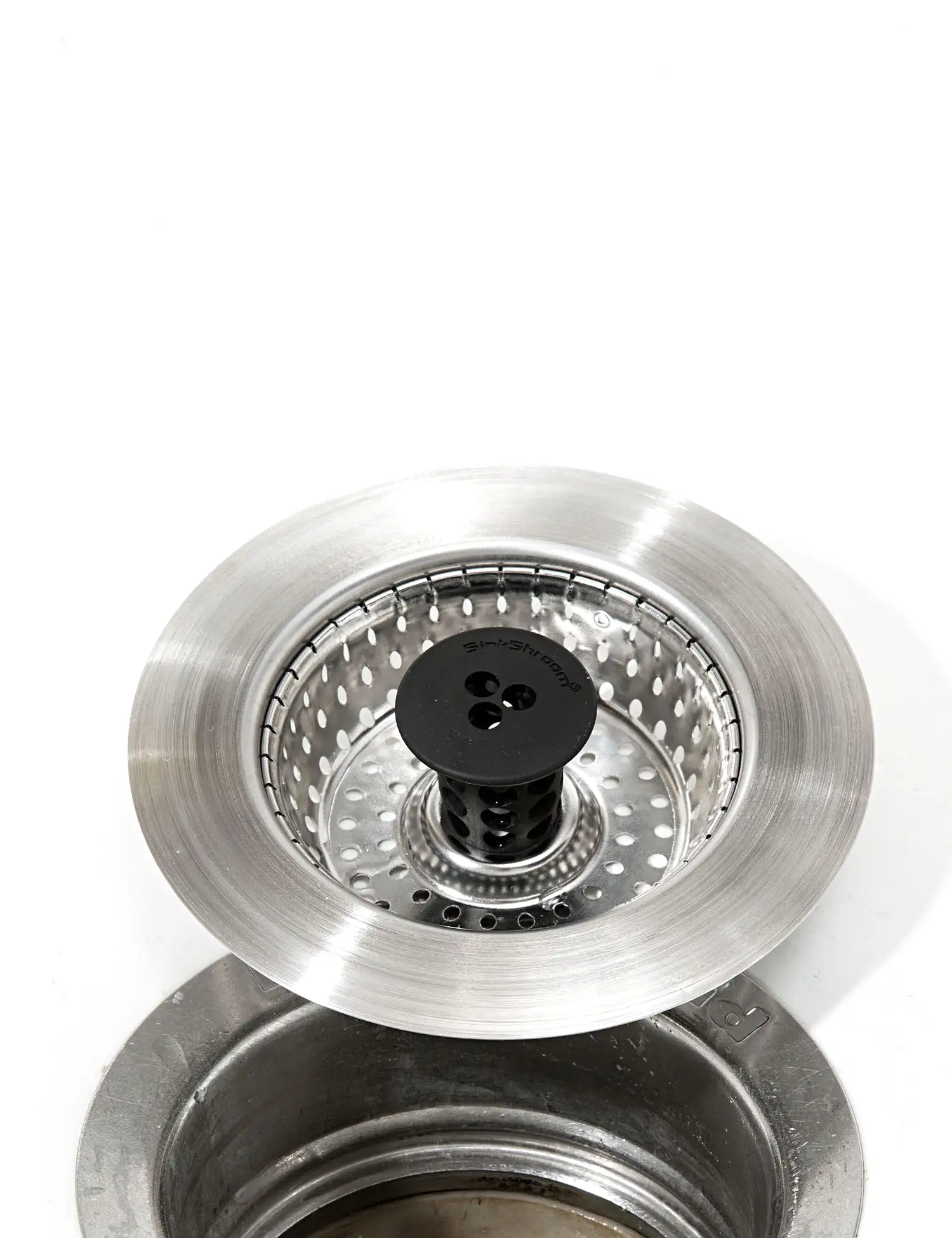 Kitchen SinkShroom (Stainless) Strainer With Built-In Anti-Clog Tech