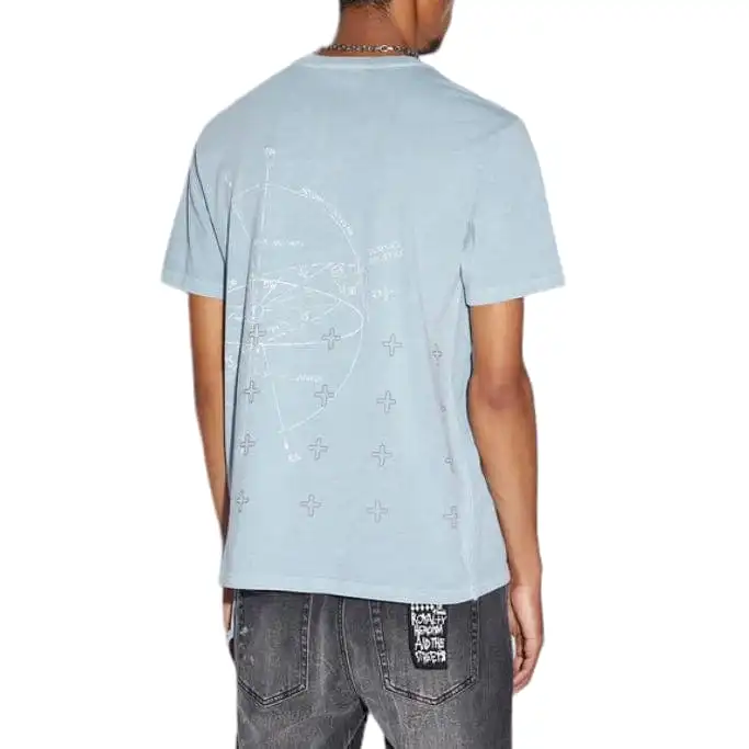 Ksubi Diagrams Kash SS Tee (Blue Fin) MSP24TE018