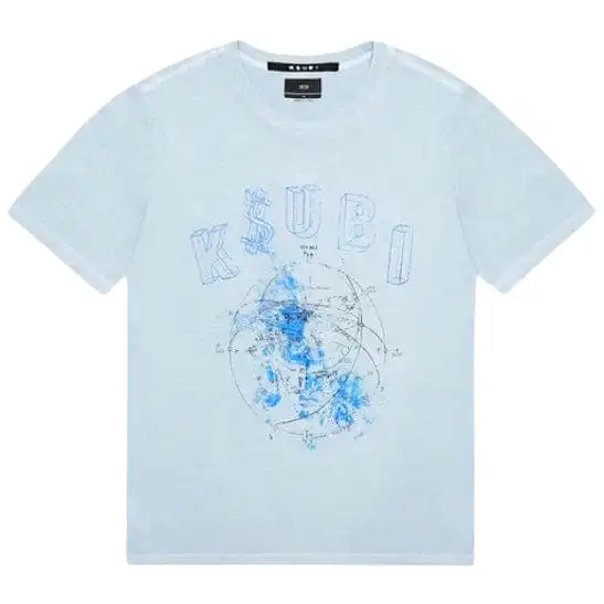 Ksubi Diagrams Kash SS Tee (Blue Fin) MSP24TE018