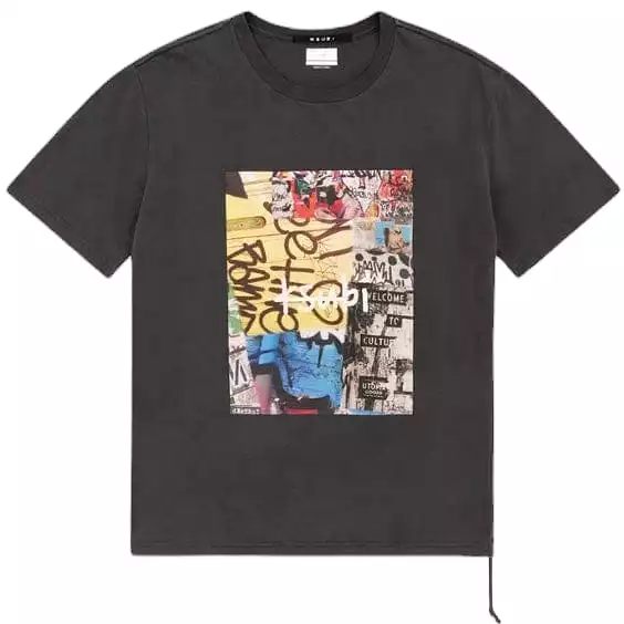 Ksubi Kulture Kash SS Tee (Faded Black) MFA23TE020