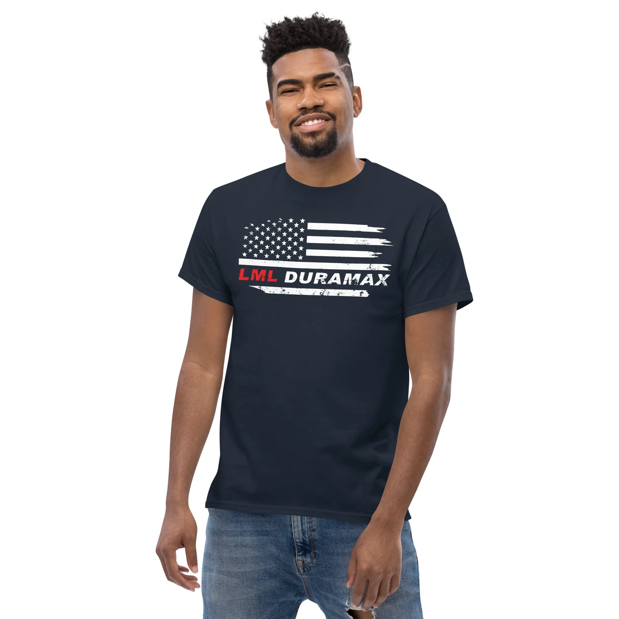 LML Duramax T-Shirt With American Flag Design