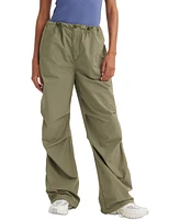 Macy's Levi's Women's Solid Drawstring-Waist Cotton Parachute Pants