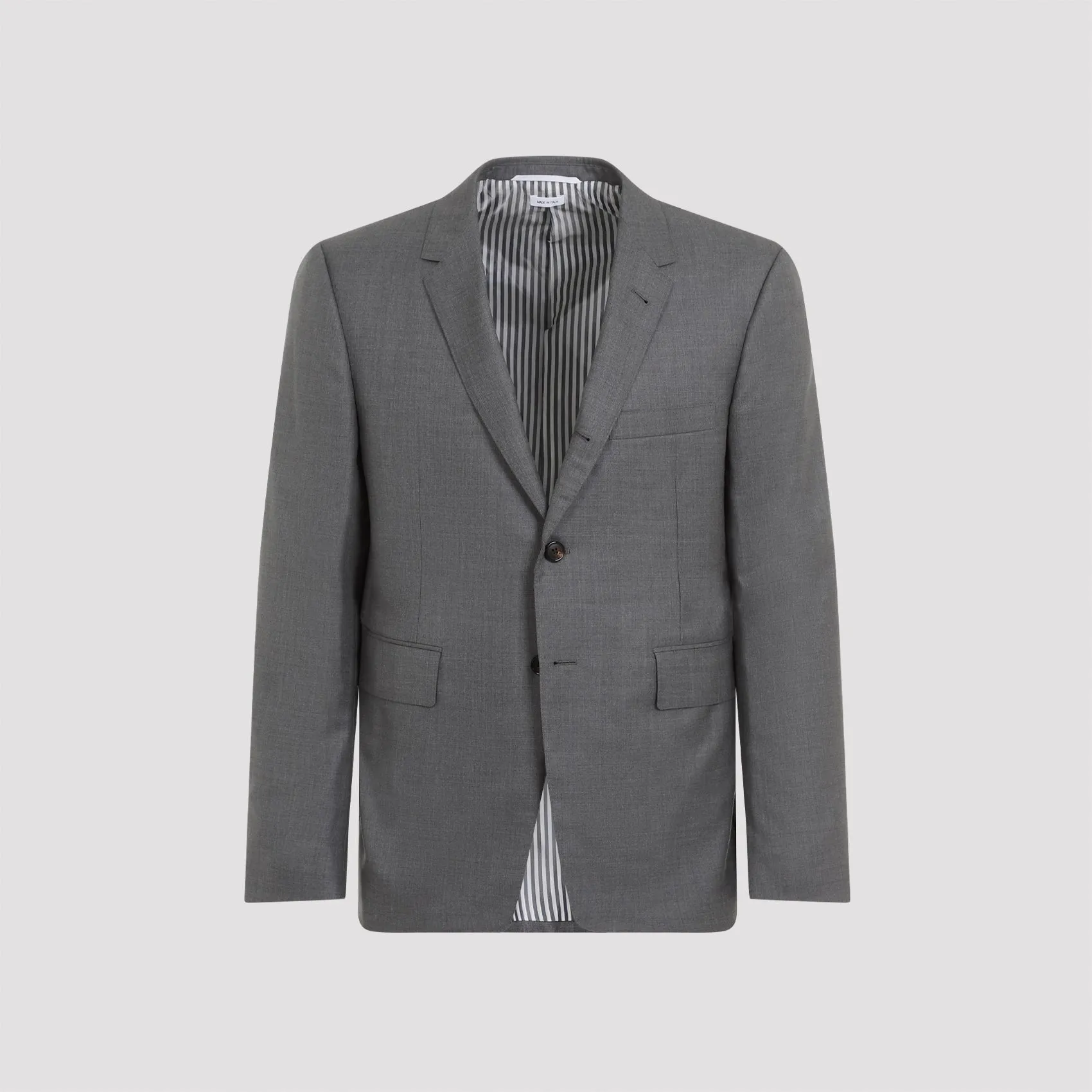 Medium Grey Classic Sport Wool Coat