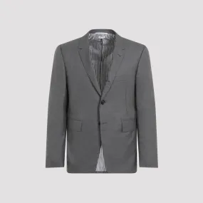 Medium Grey Classic Sport Wool Coat