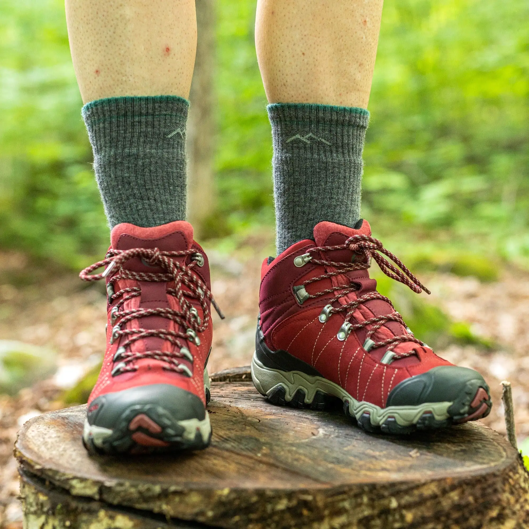 Men's and Women's Hiker Boot Sock 2-Pack Hiking Socks